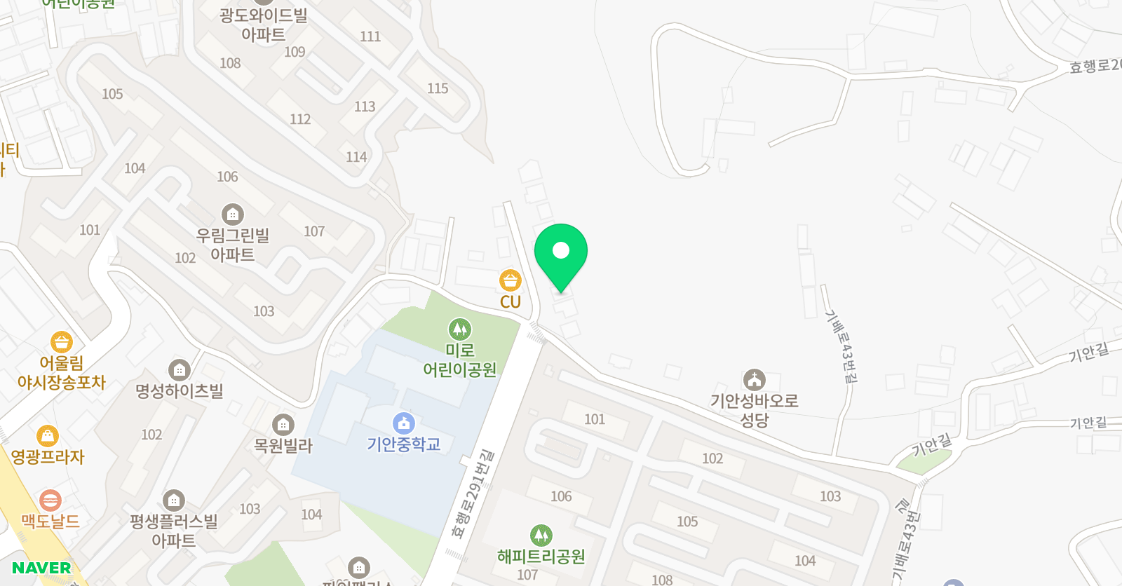 애프 터학원 위치