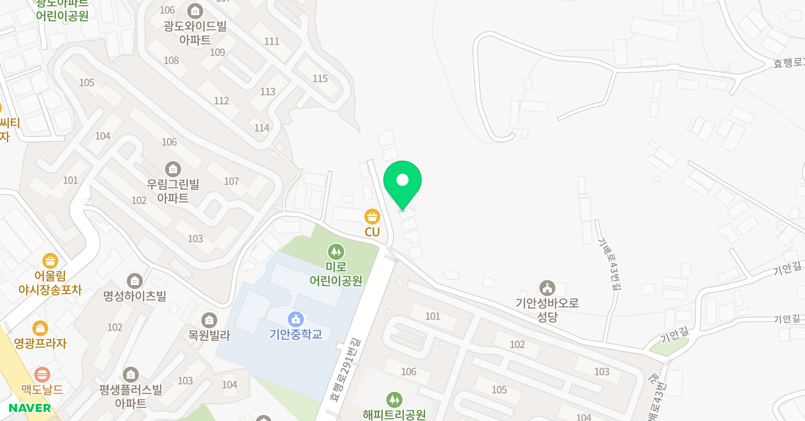 기안에이플러스 위치