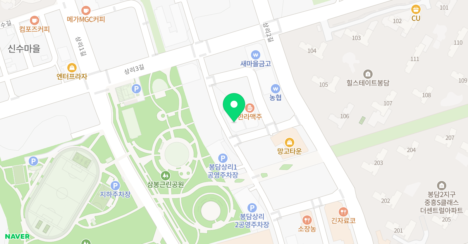 장현주 무용학원 위치