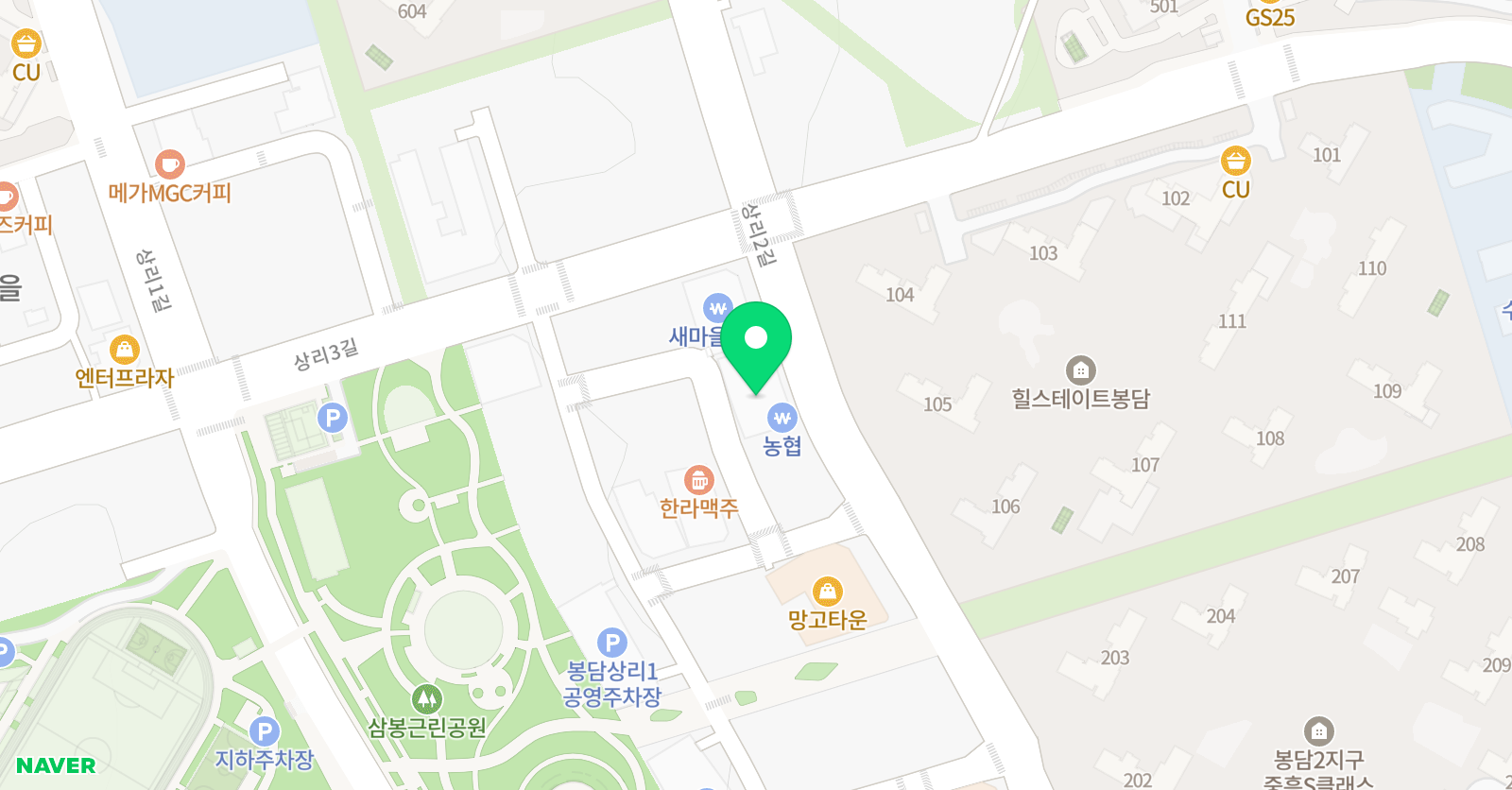 꿈꾸는 미술 위치