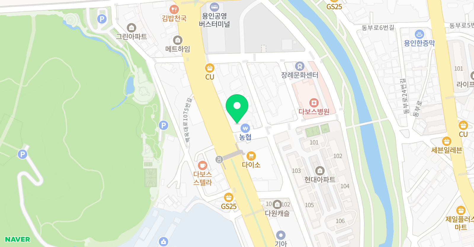 풀무질 학원 위치