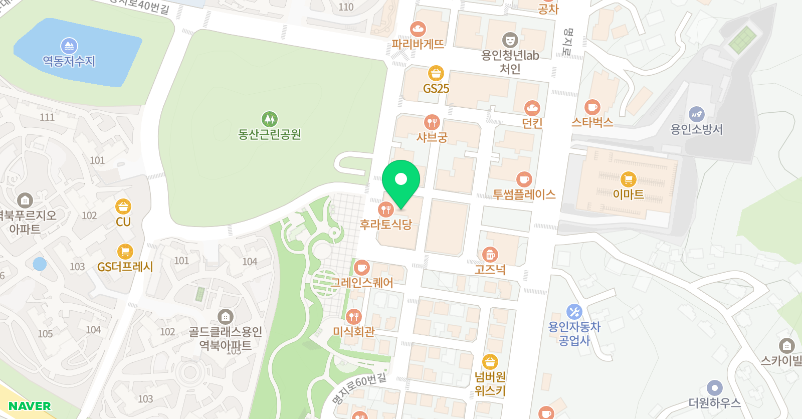 M&H 태권도 점핑클럽 위치
