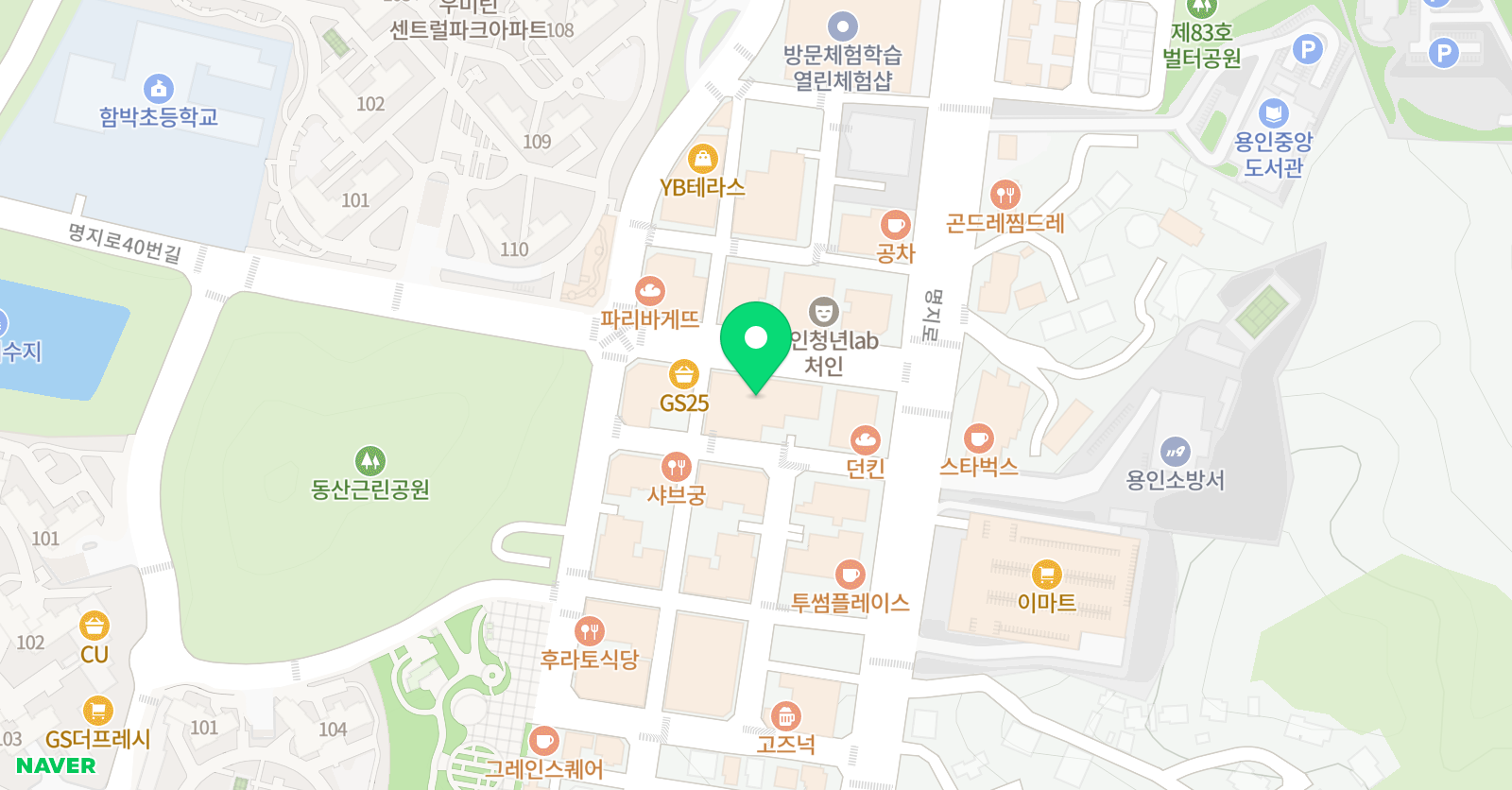 스마트해법 영어 역북점 틴탑 학원 위치