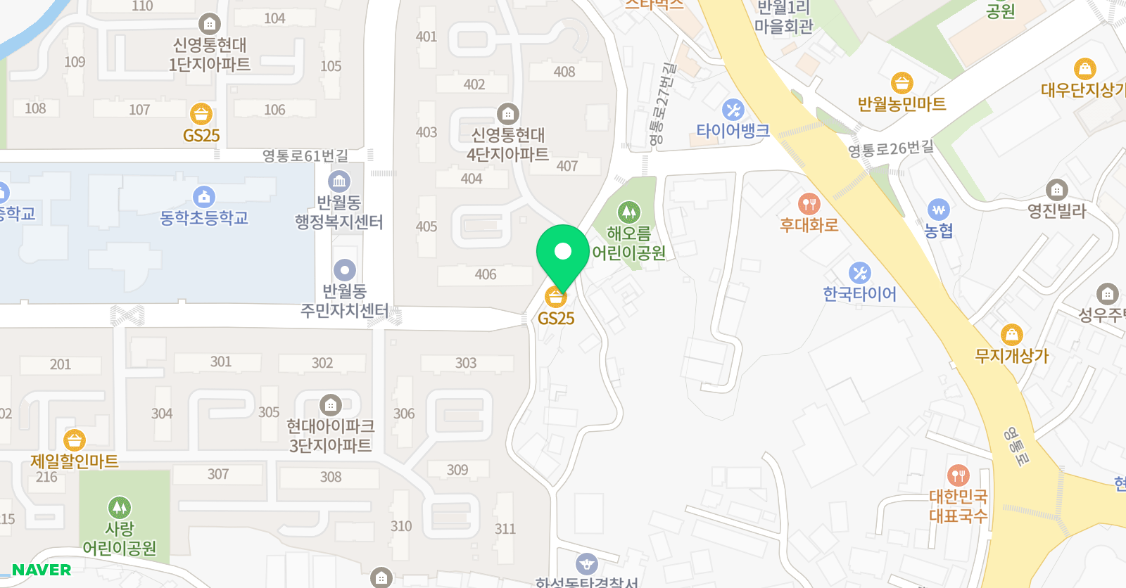 피아노포르테 음악학원 위치