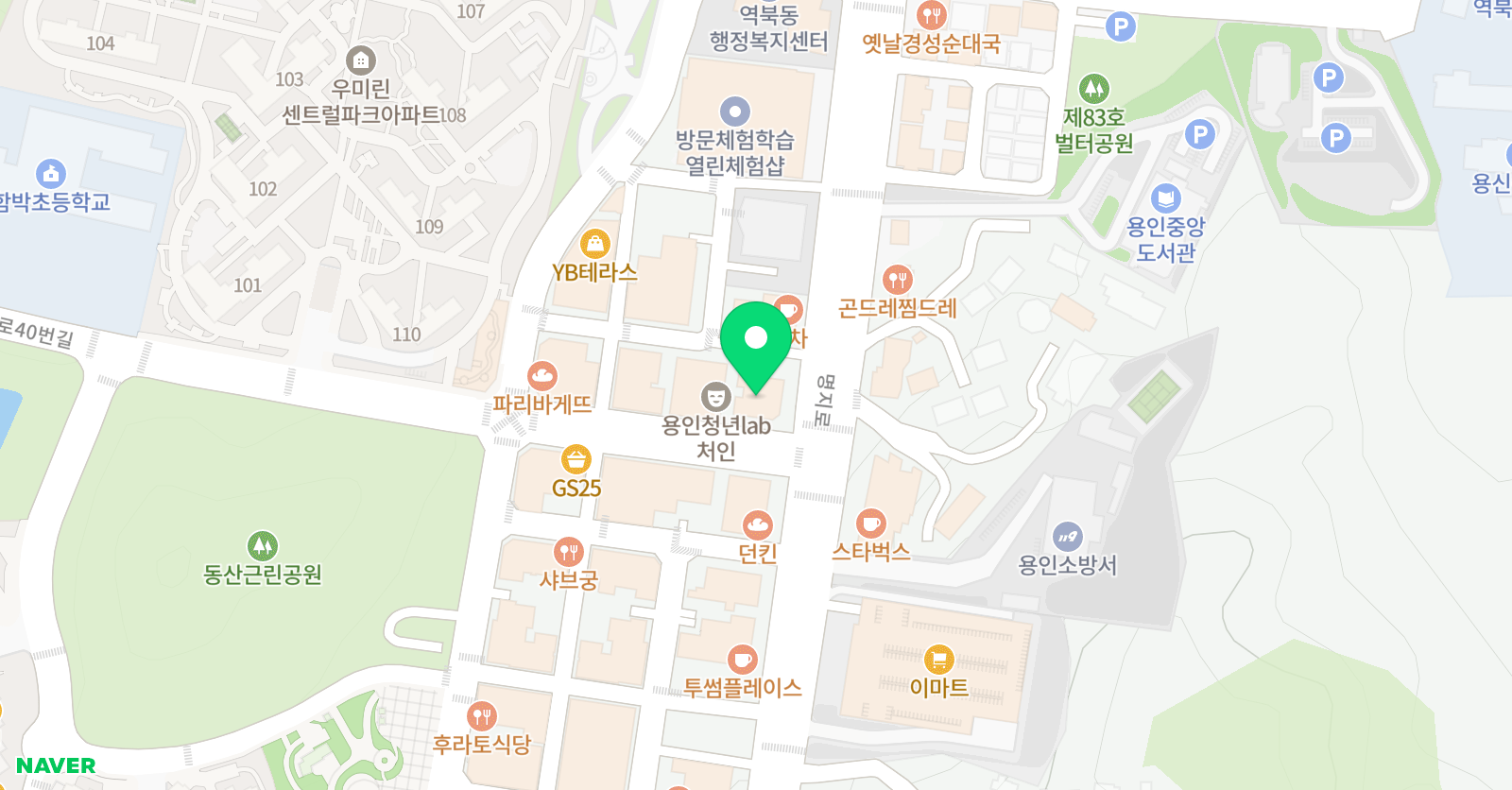 소리아트 음악전문학원 위치