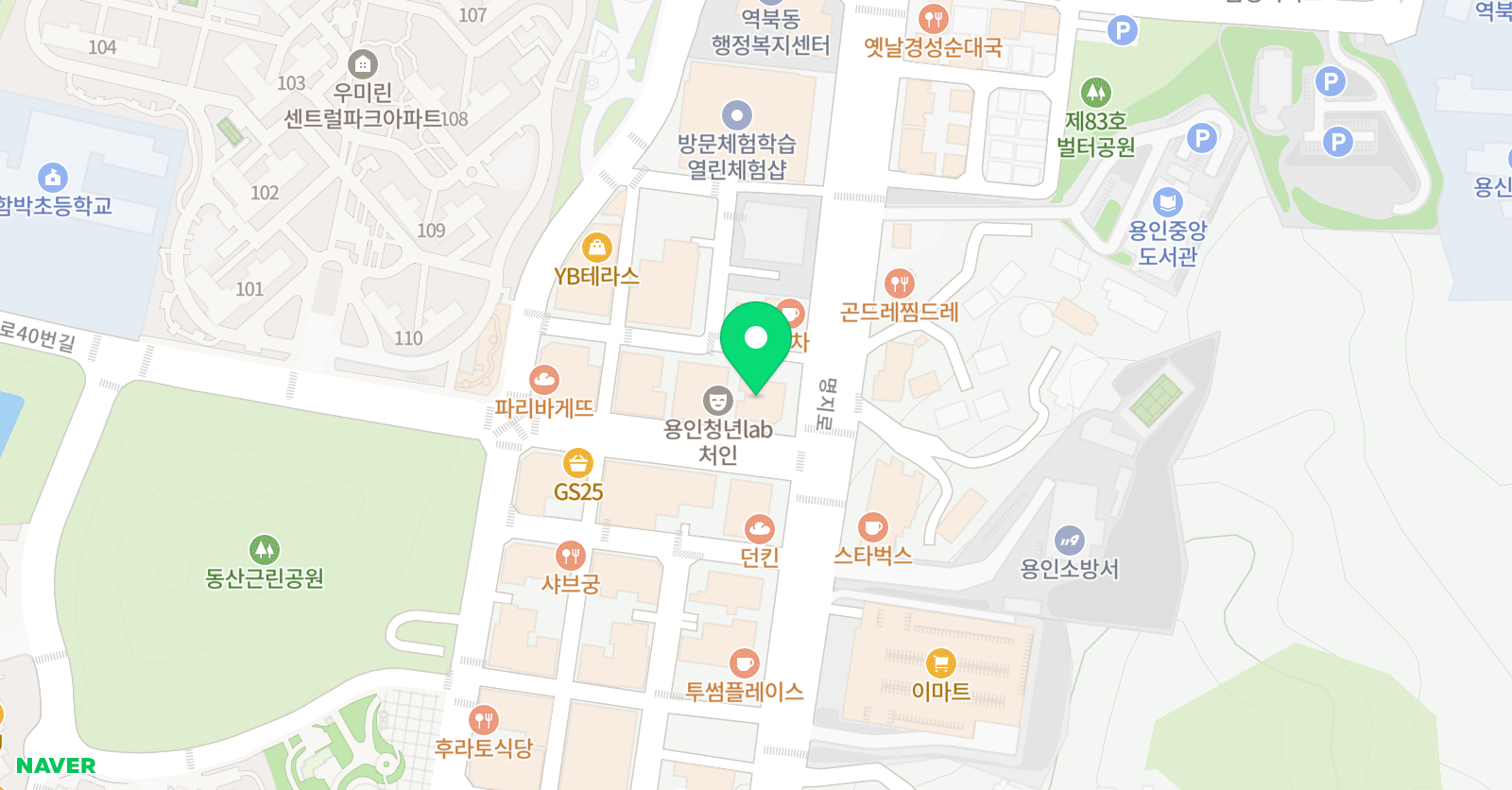 전슬기예화무용학원 위치