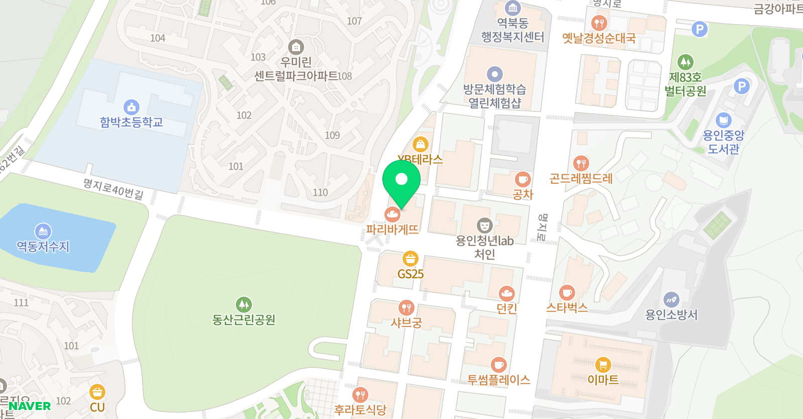 역북 리더스 태권도장 위치