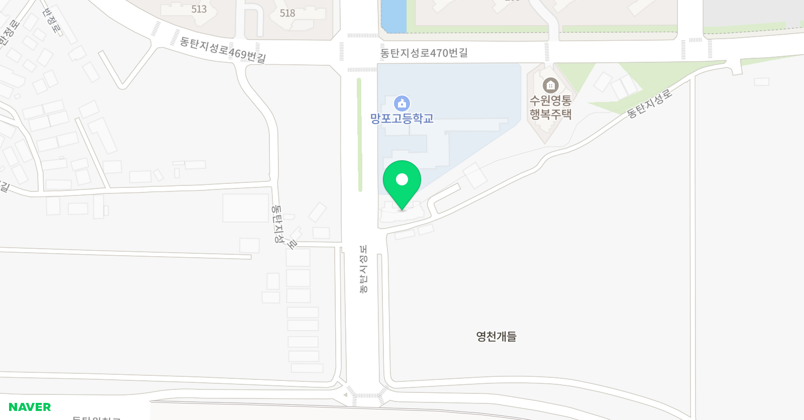 체리힐아카데미 수원영통브랜치 위치
