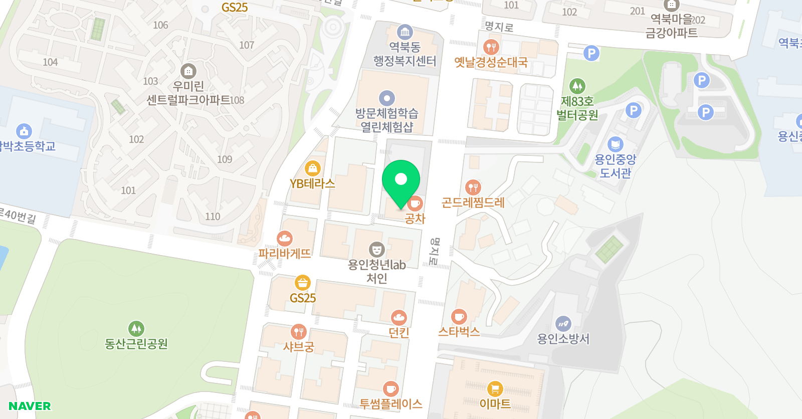비버테일즈 어학원 위치