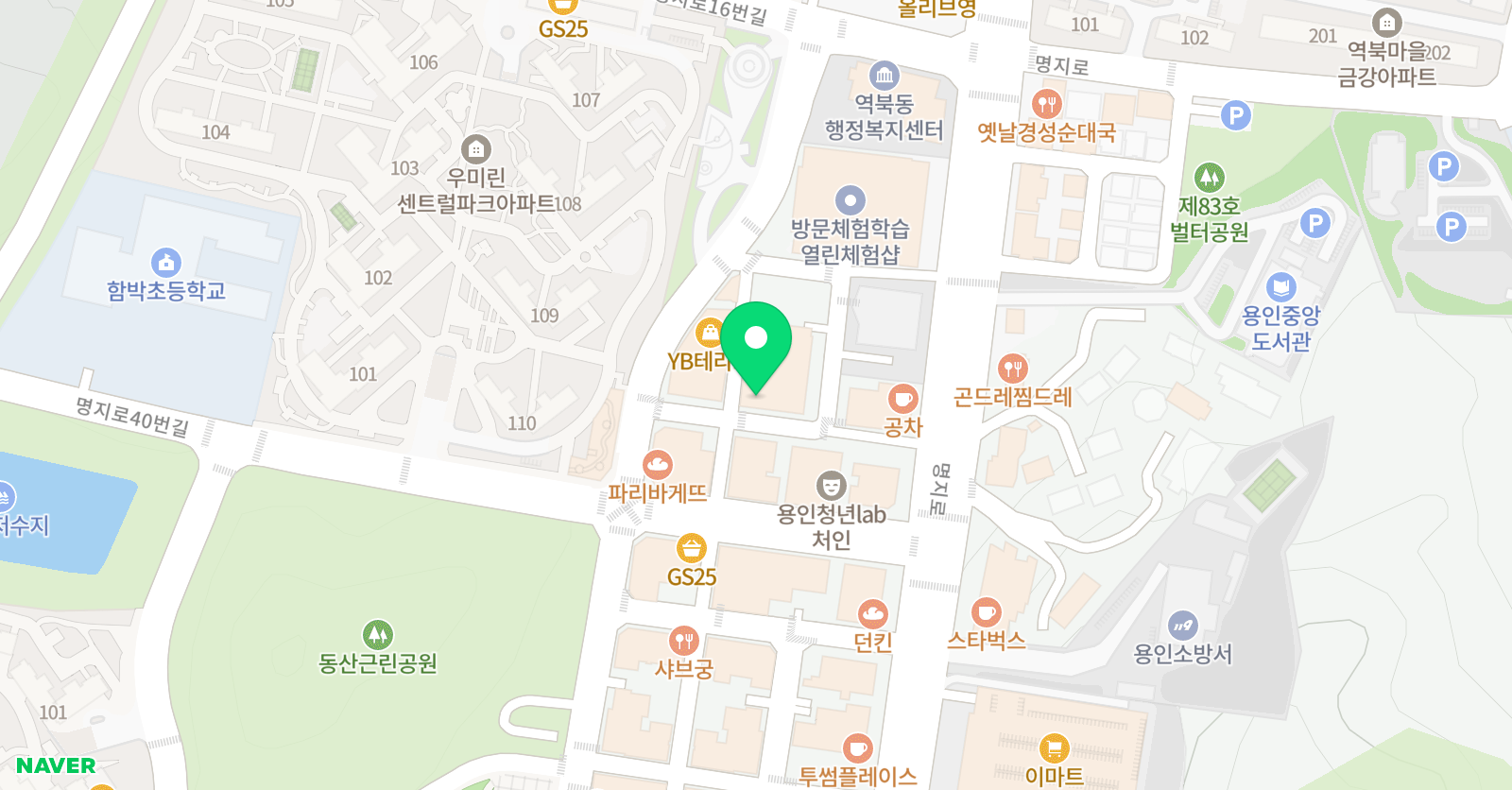747 학원 위치