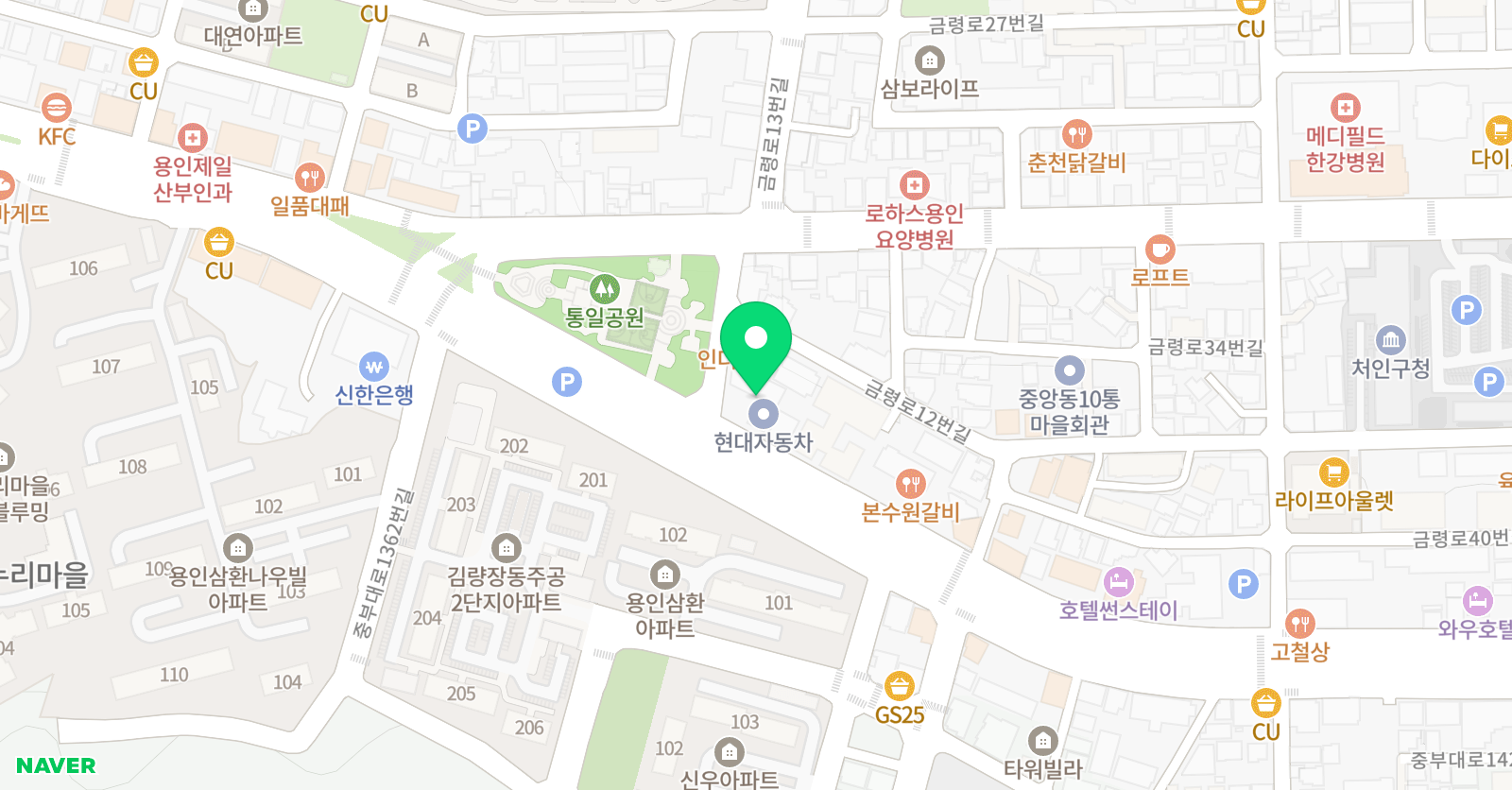 SK나이츠 농구교실 터닝포인트 위치