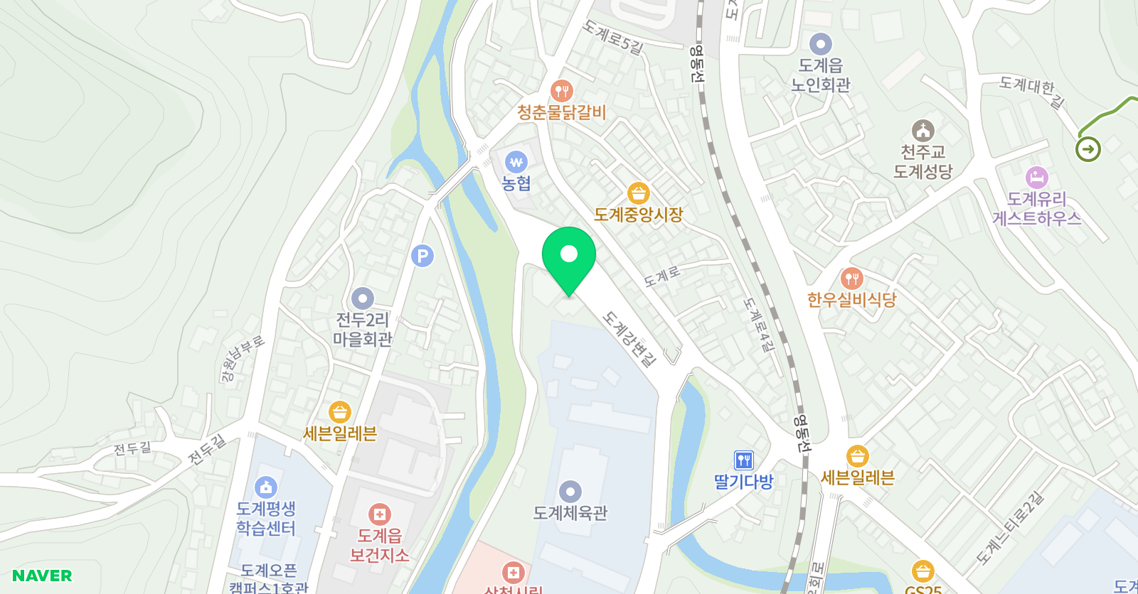 민들레피아노학원 위치
