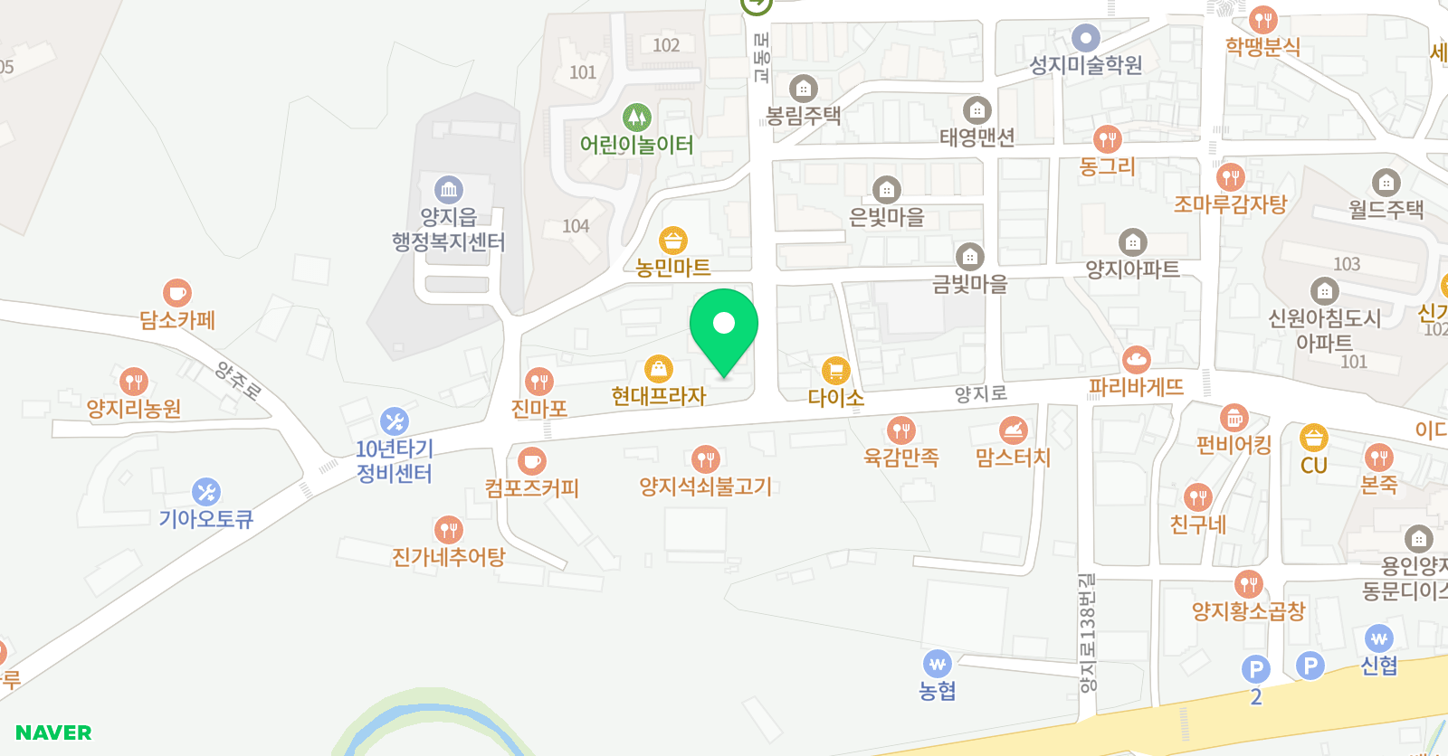 점프윙스 줄넘기클럽 학원 용인본점 위치