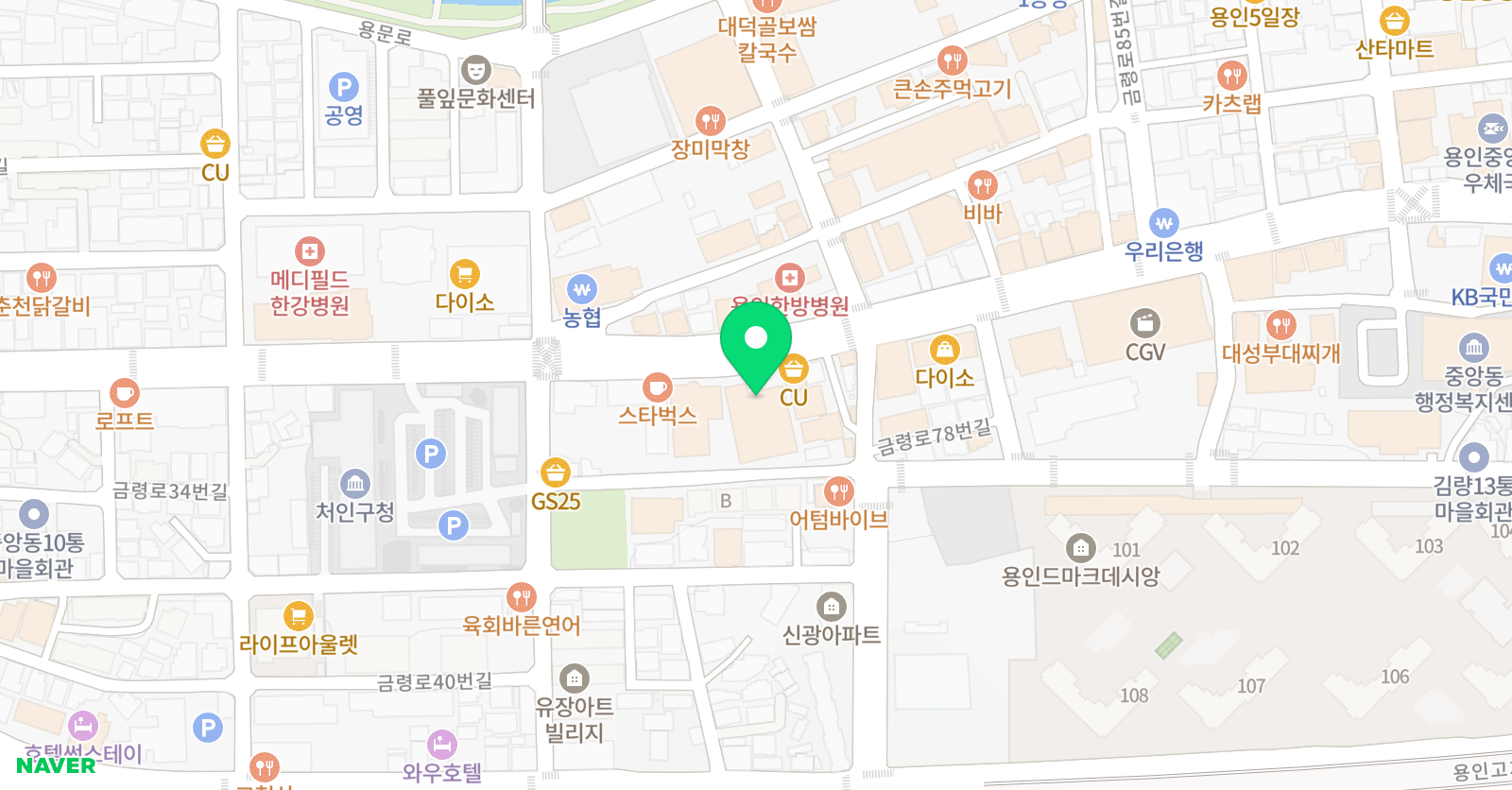 JM 스타댄스학원 위치