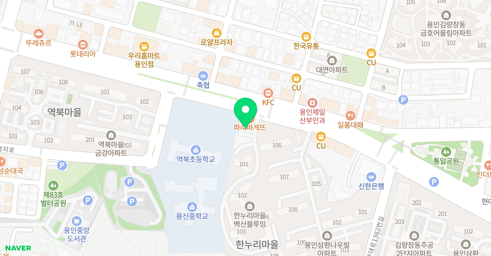 국기 태권도 위치