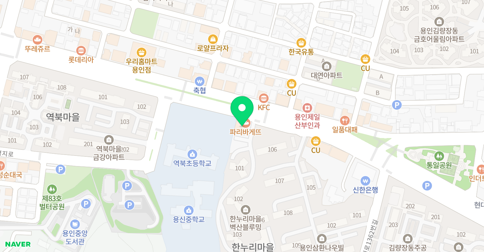 MTA 태권도 용인 김량장점 위치