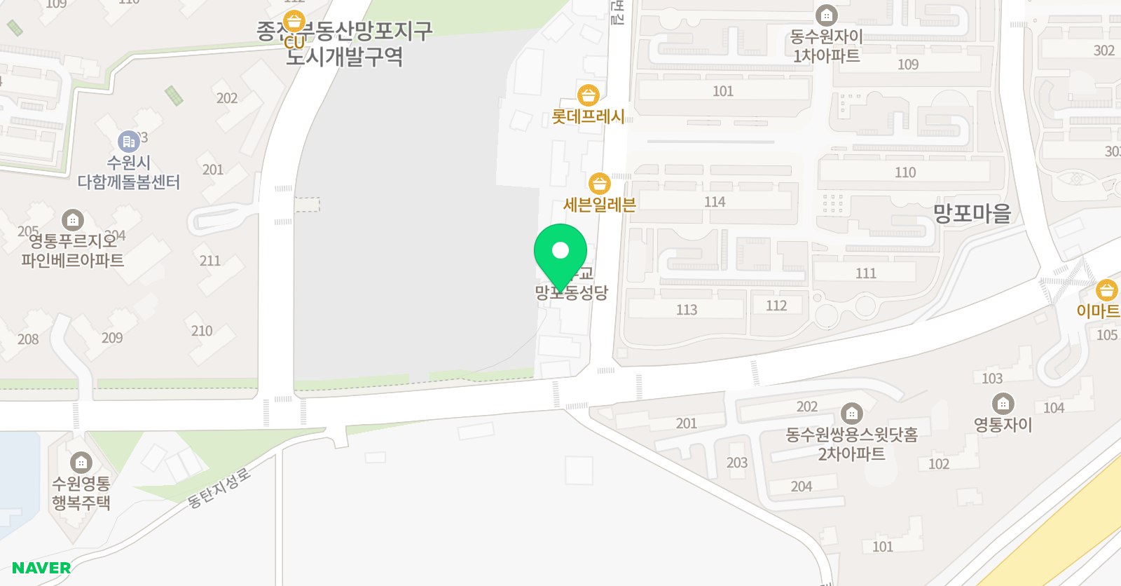 영어의봄 위치