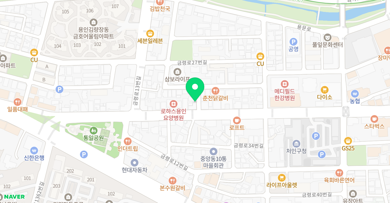 나래뮤직 위치