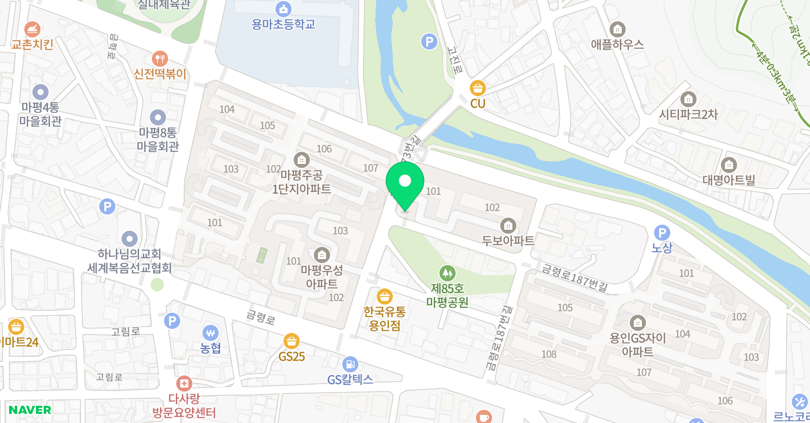삼성영어 브라이튼 학원 위치