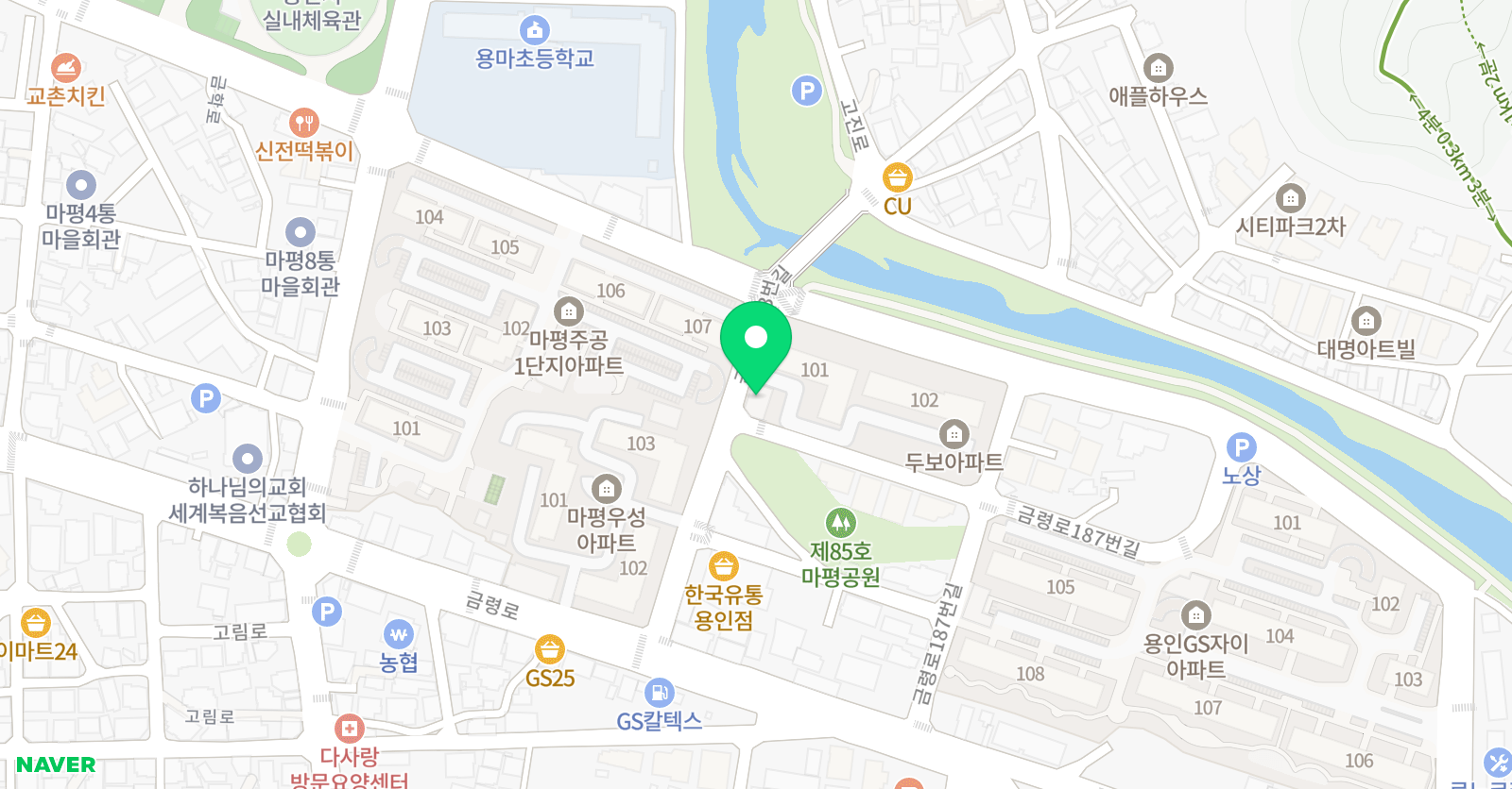 뮤직트리 음악학원 위치