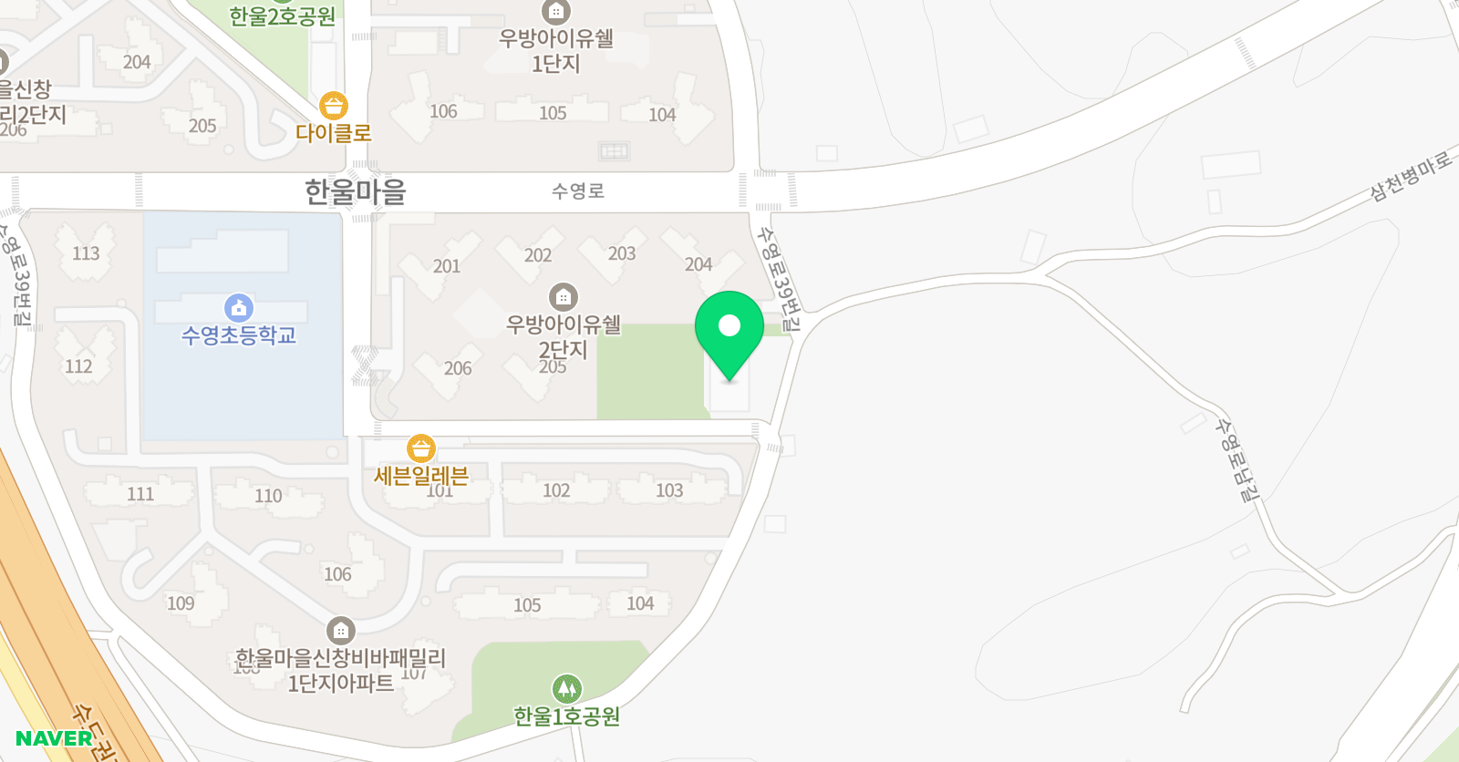코지 미술학원 위치