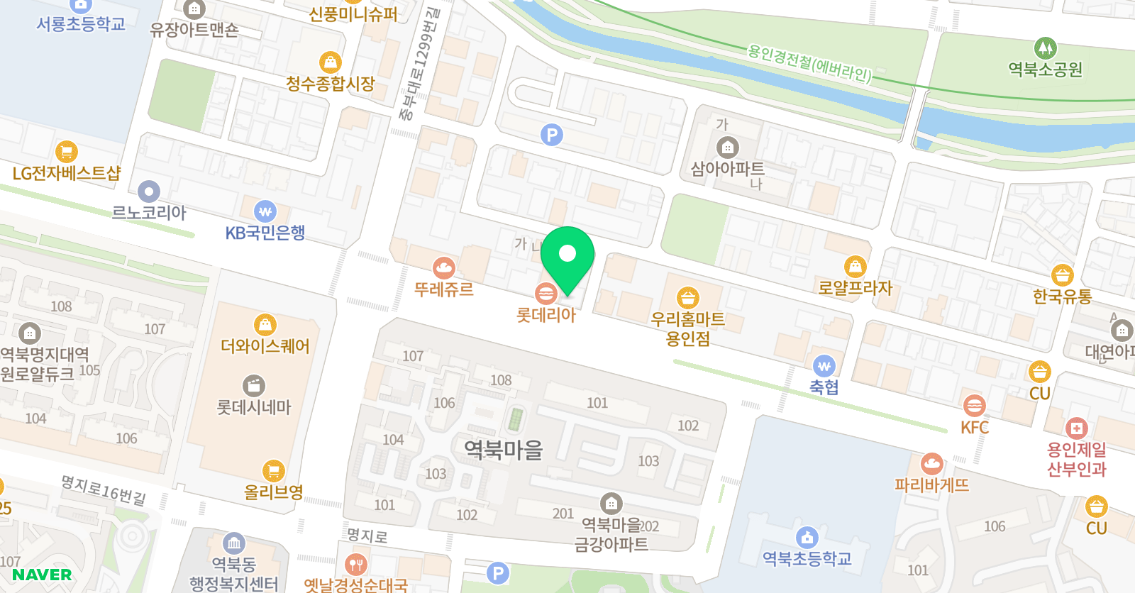 엠베스트SE 영수학원 위치