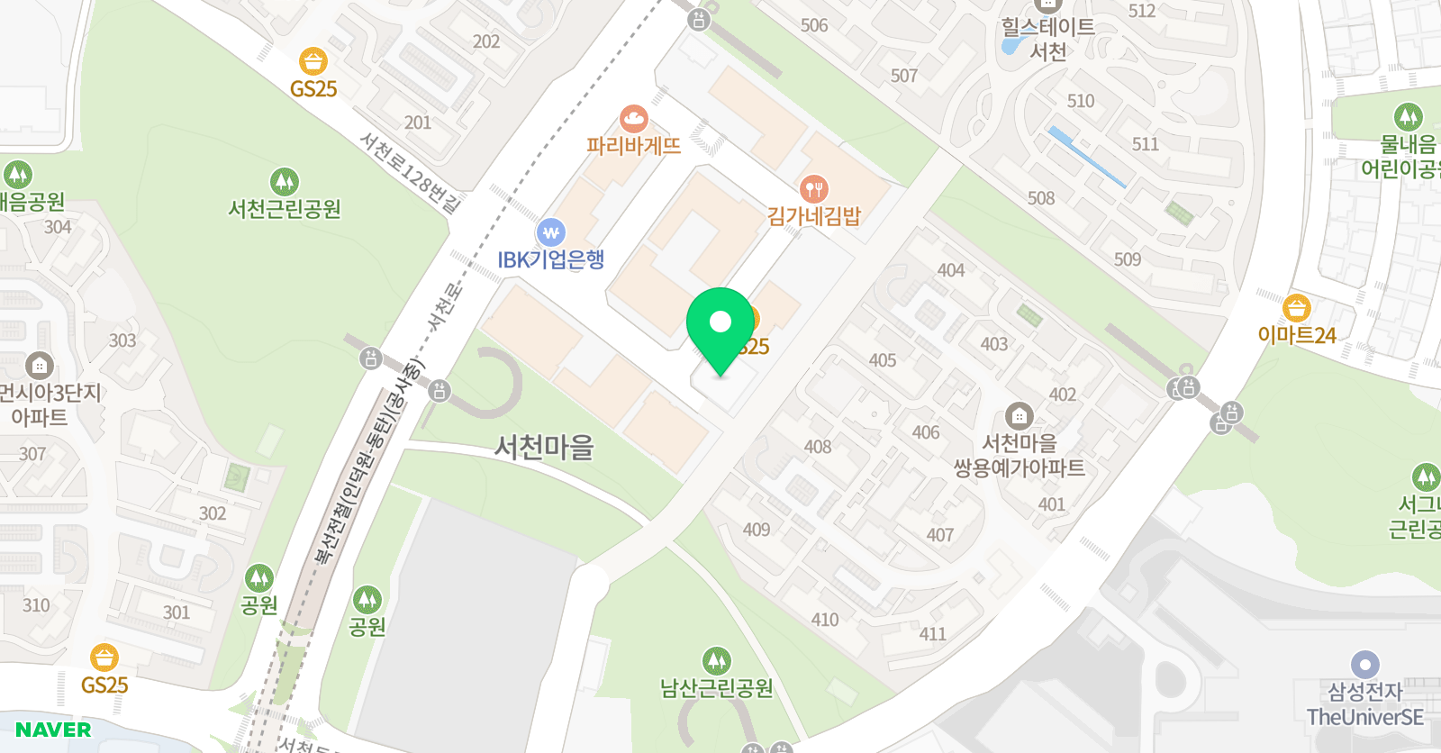 비상 태권도장 용인서천관 위치
