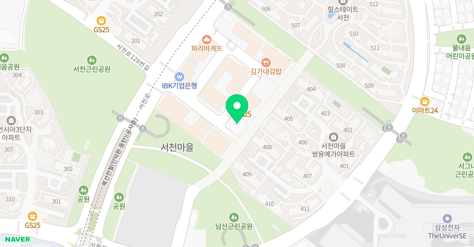 비욘드잉글리쉬 어학원 기흥서천캠퍼스 위치