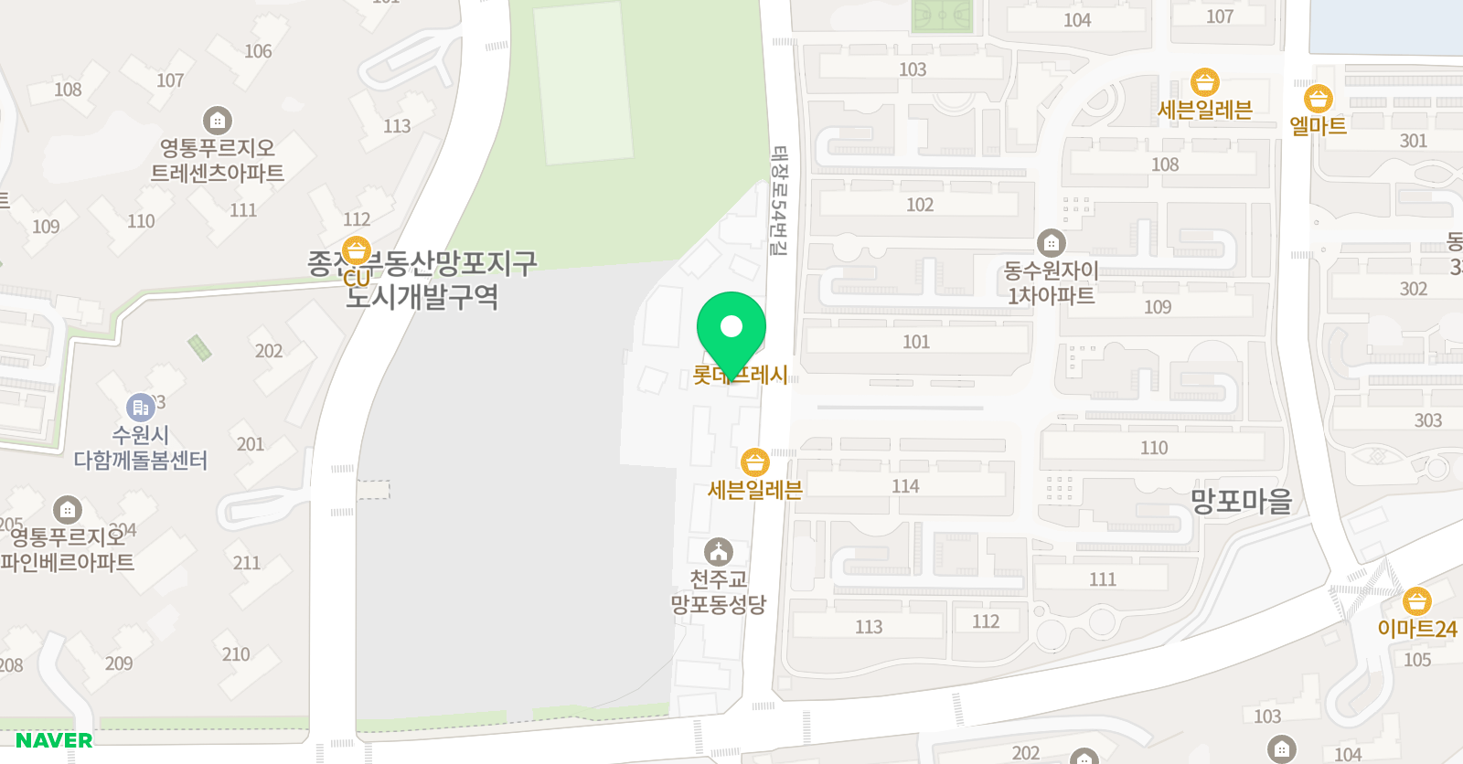EM베스트 학원 위치