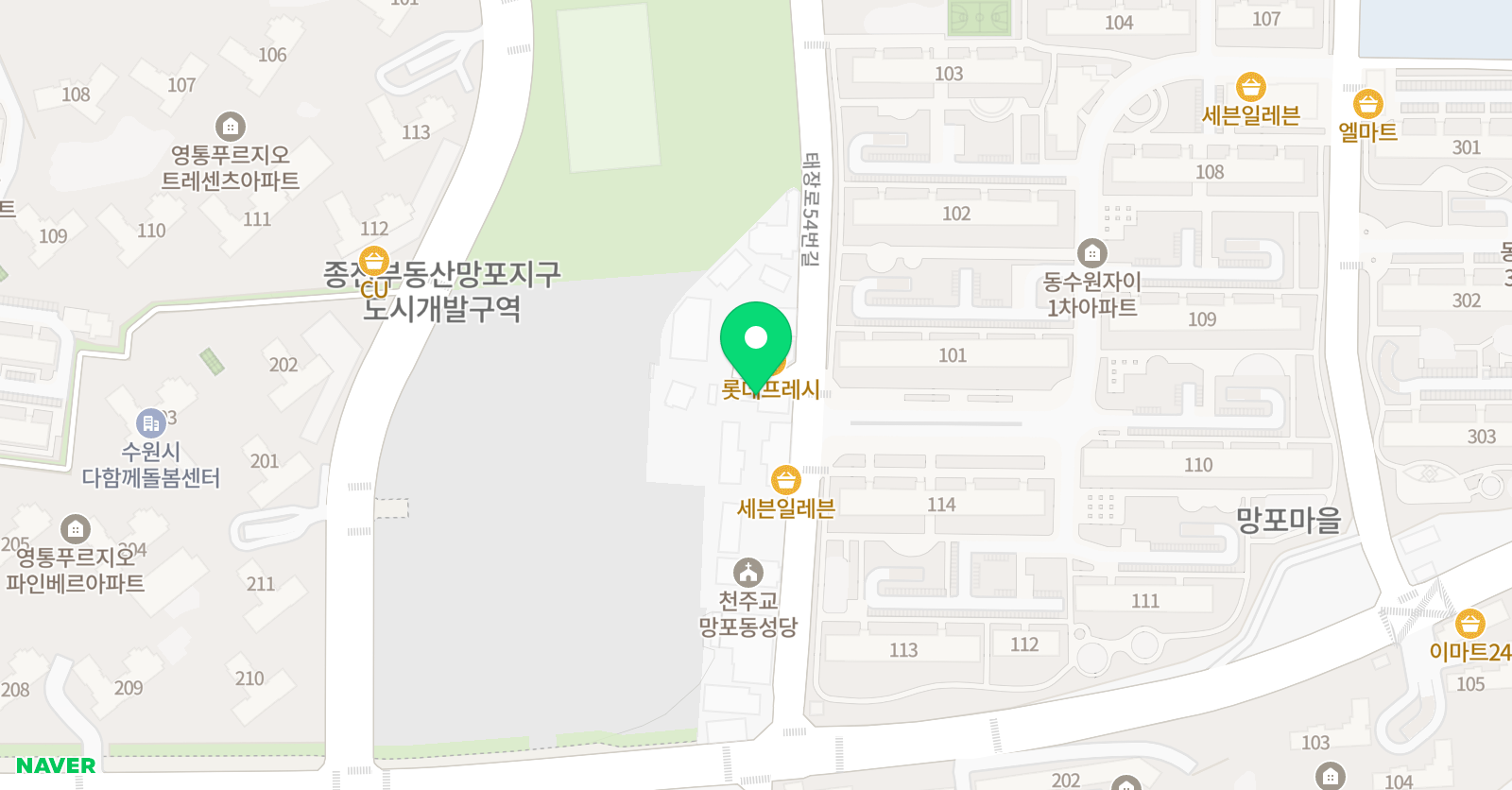 예뜰 미술학원 위치