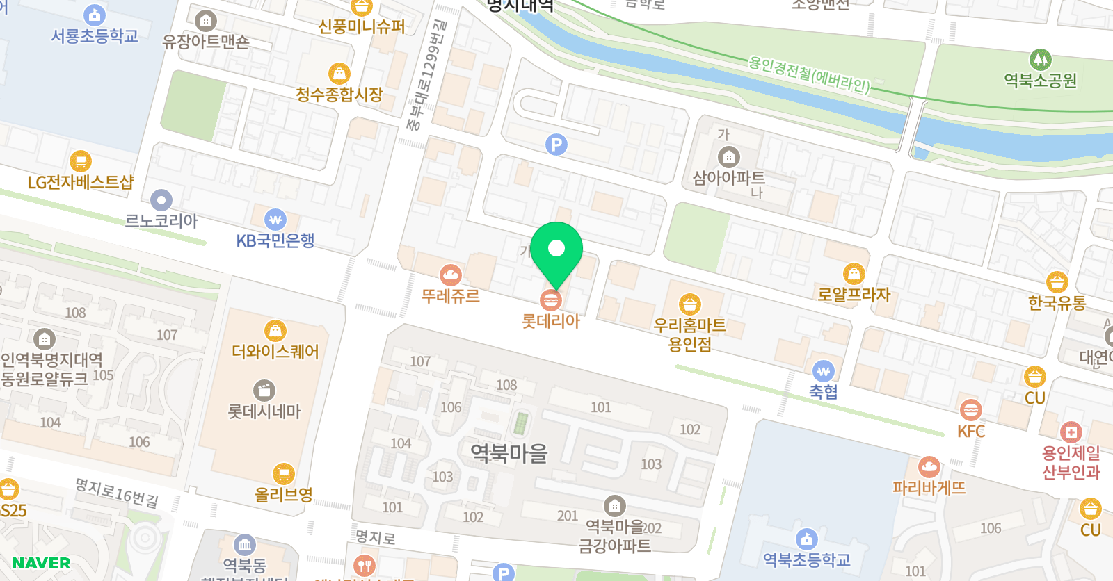씨앤씨 미술학원 용인캠퍼스 위치