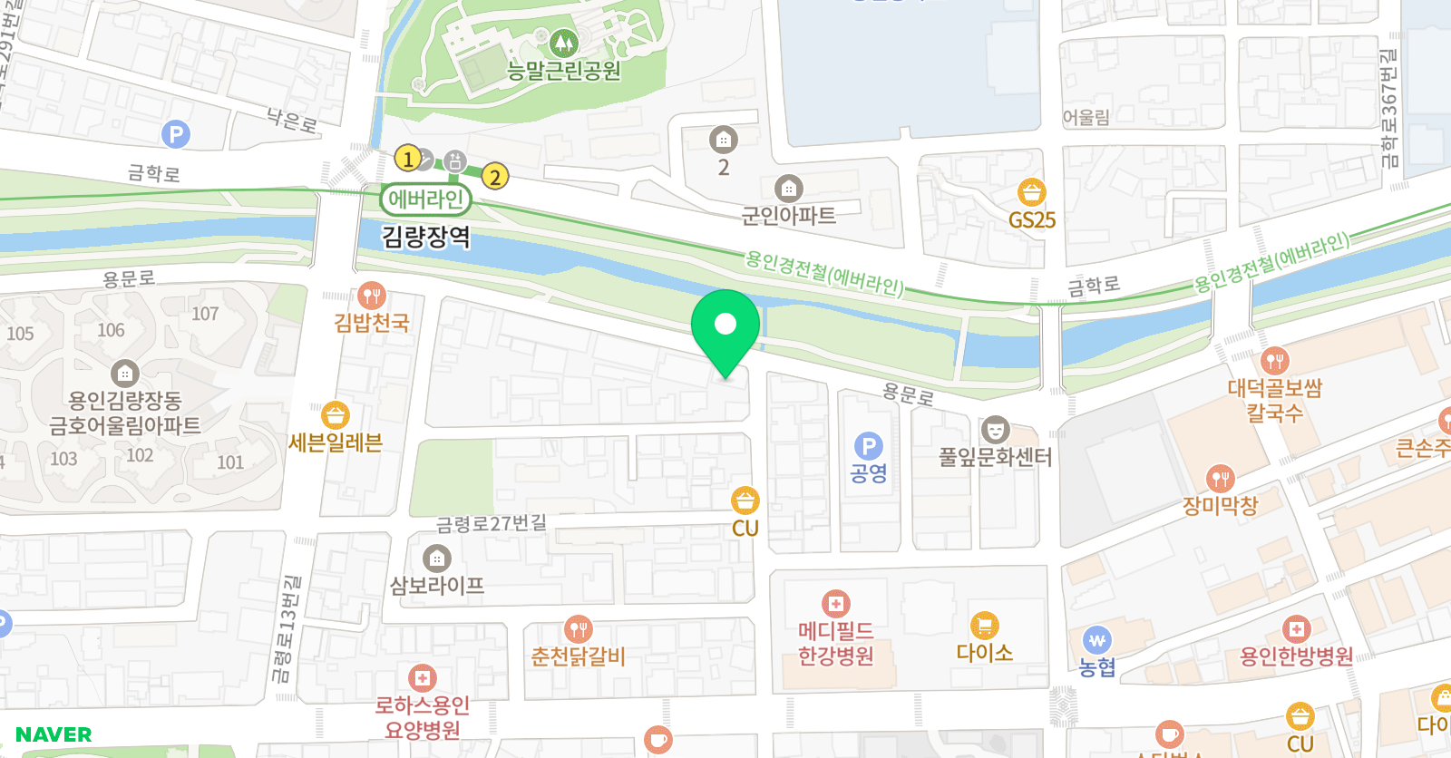 야곱의사다리 실용음악학원 위치