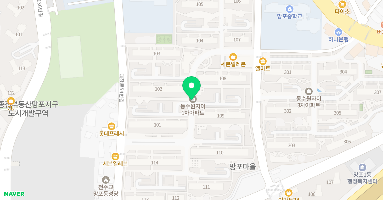 우석수학 위치