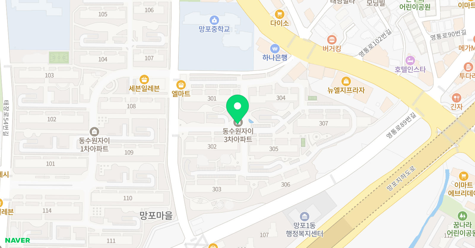 태풍태권도 위치