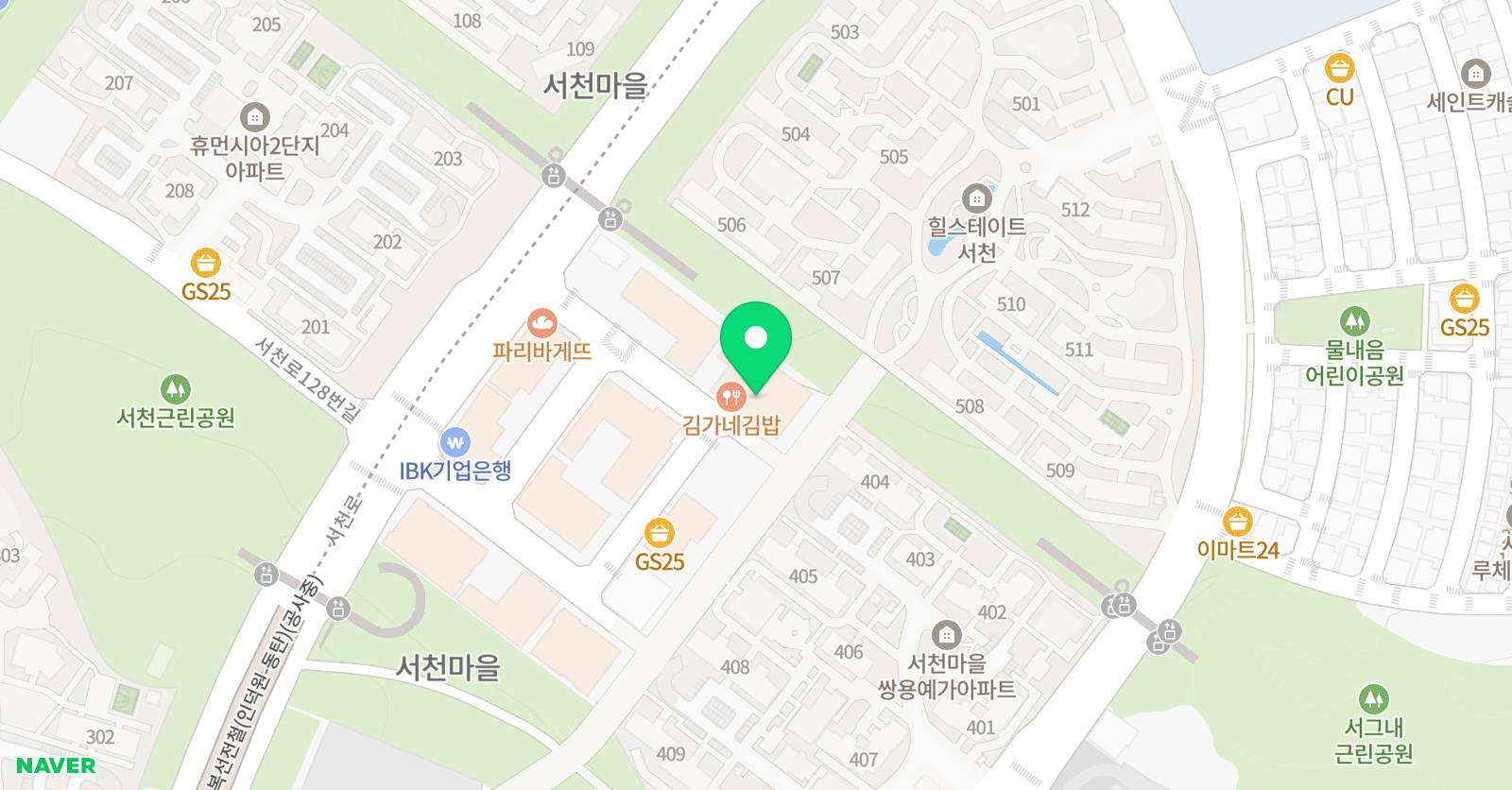 창의로운 미술학원 위치