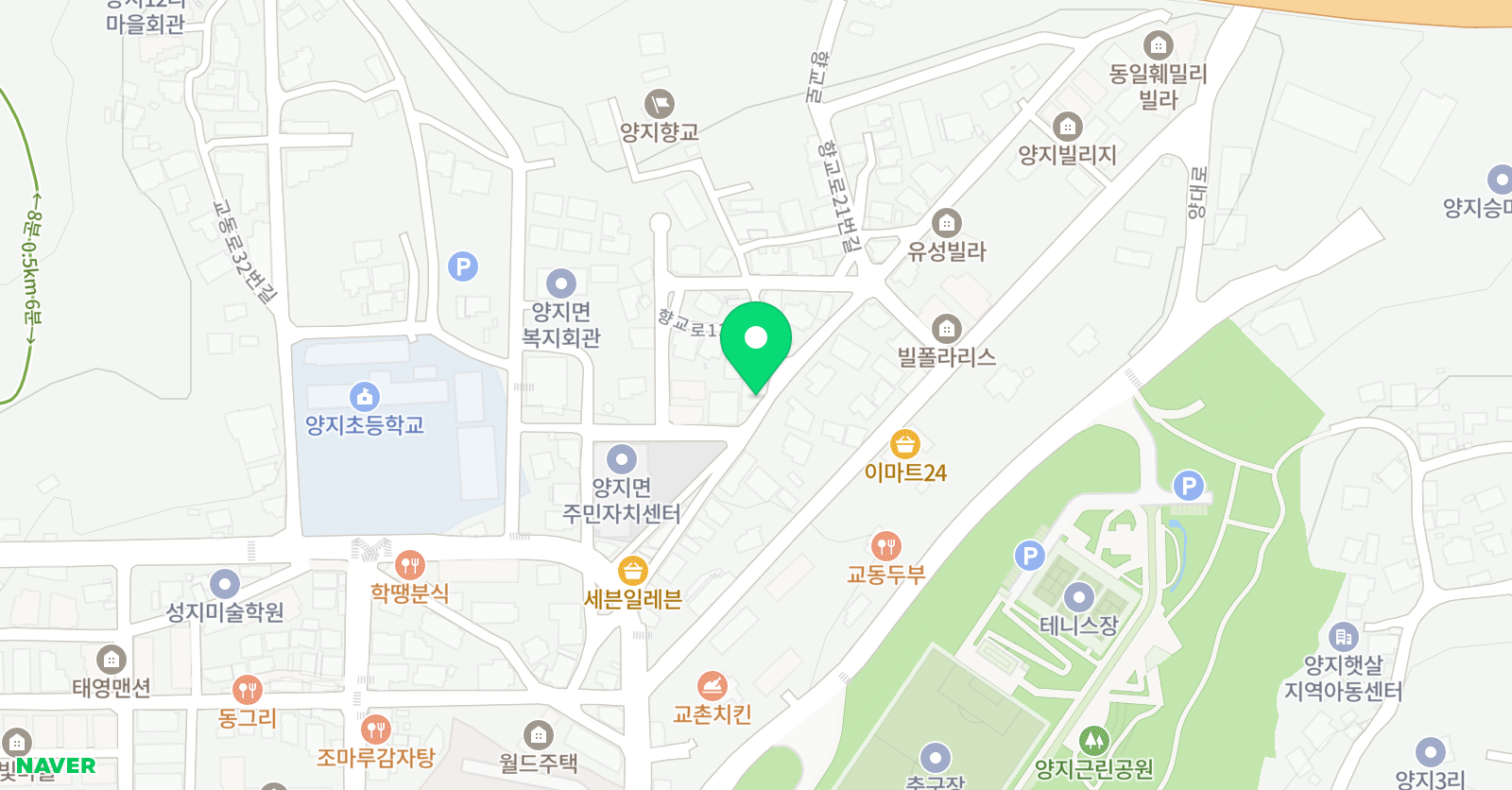 호누 드로잉스튜디오 위치