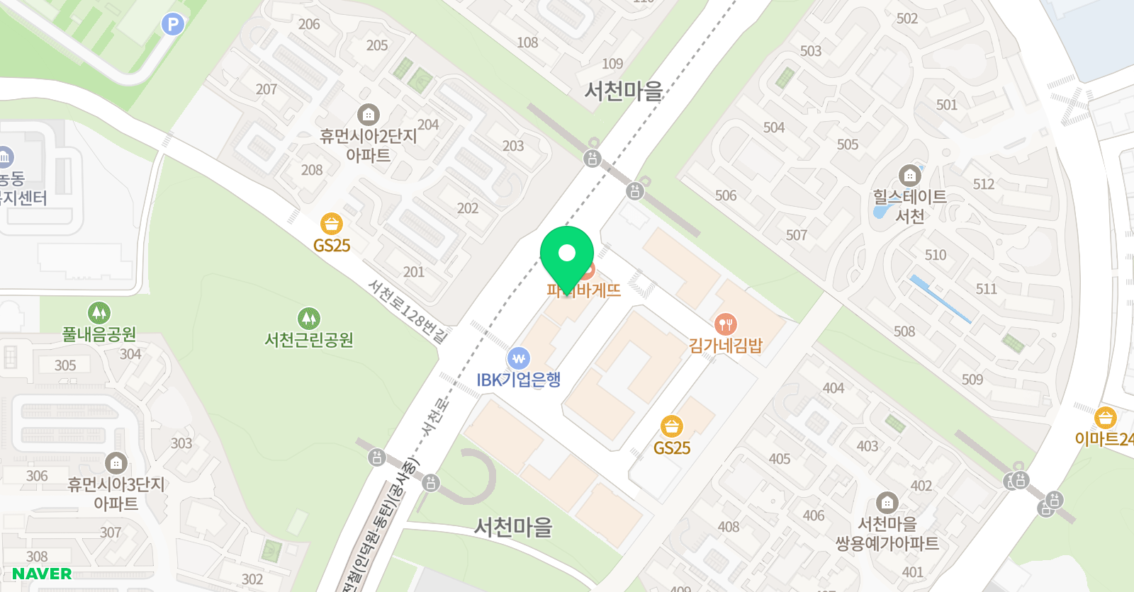 꿈그린 미술학원 위치