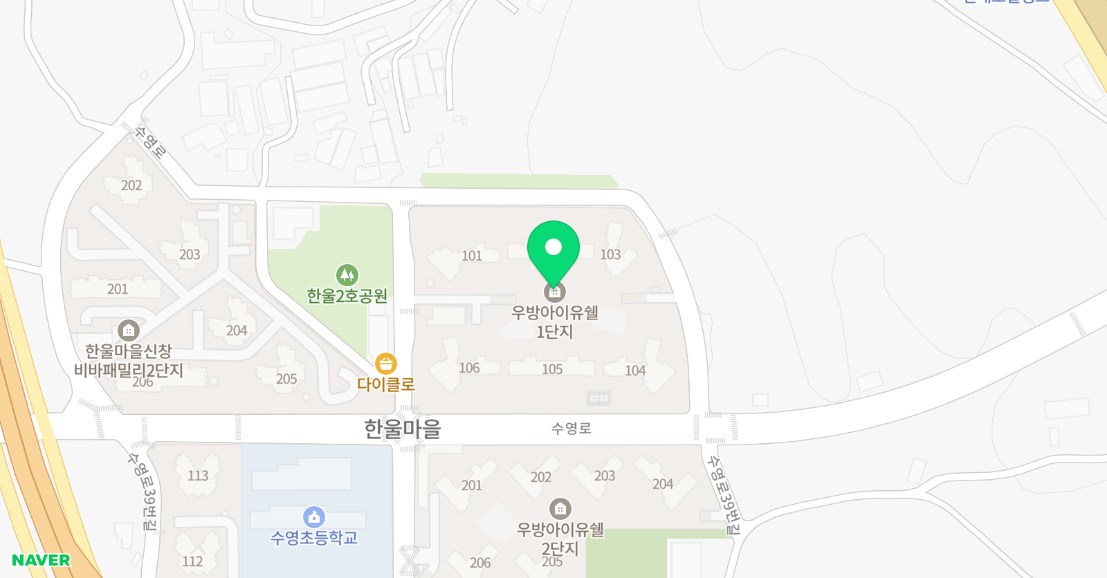 아소비 화성봉담우방아이유쉘점 위치
