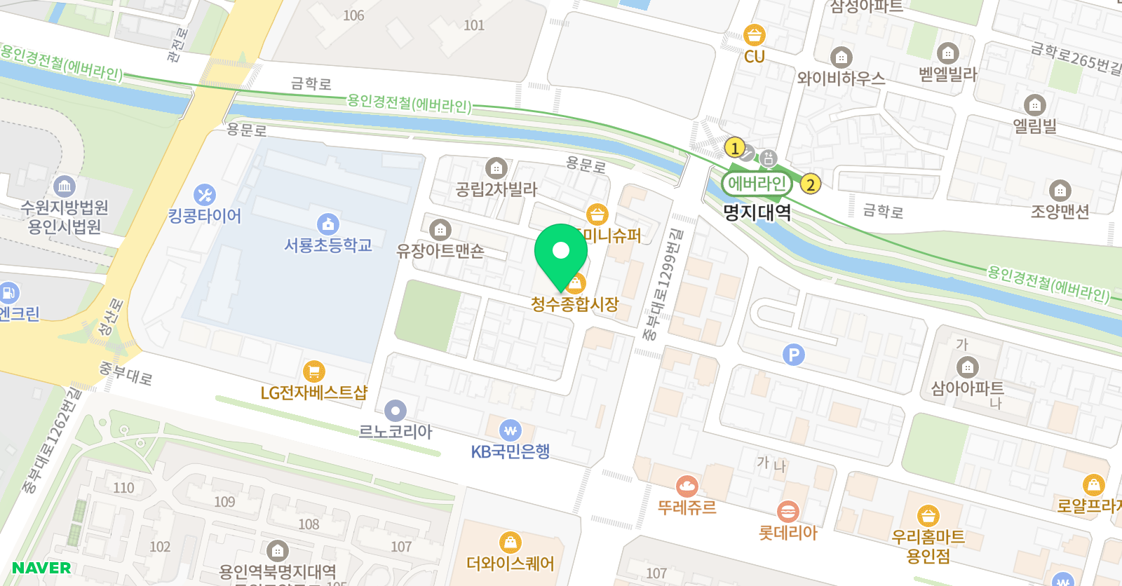 청수 음악학원 위치