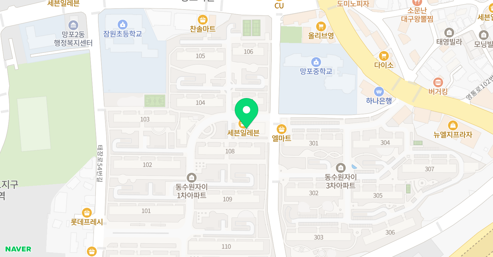 스피치다움 수원점 위치