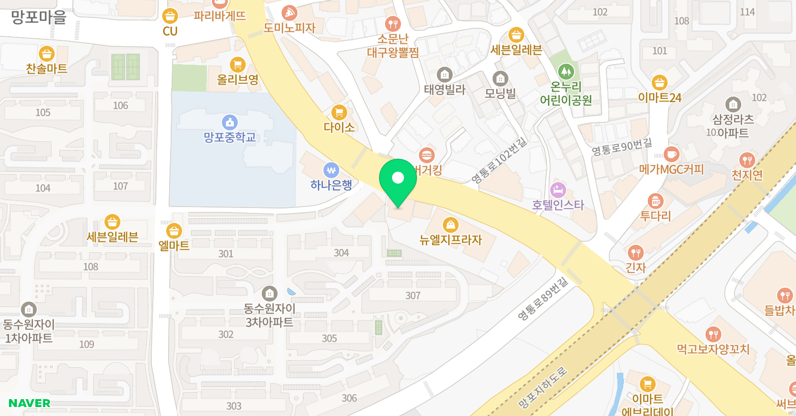일로드 수학학원 위치