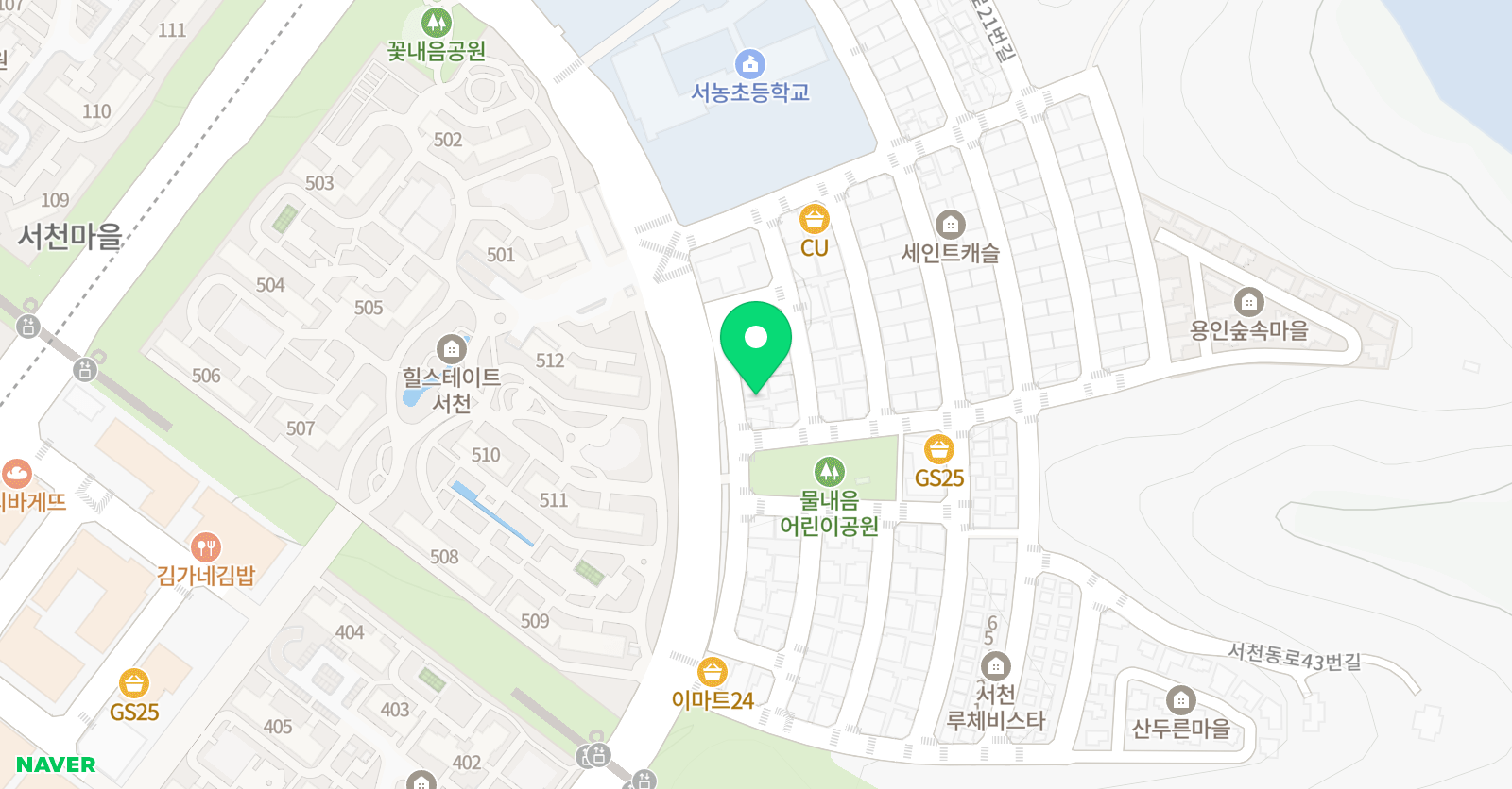 딱풀리는수학 수학 서농초점 위치