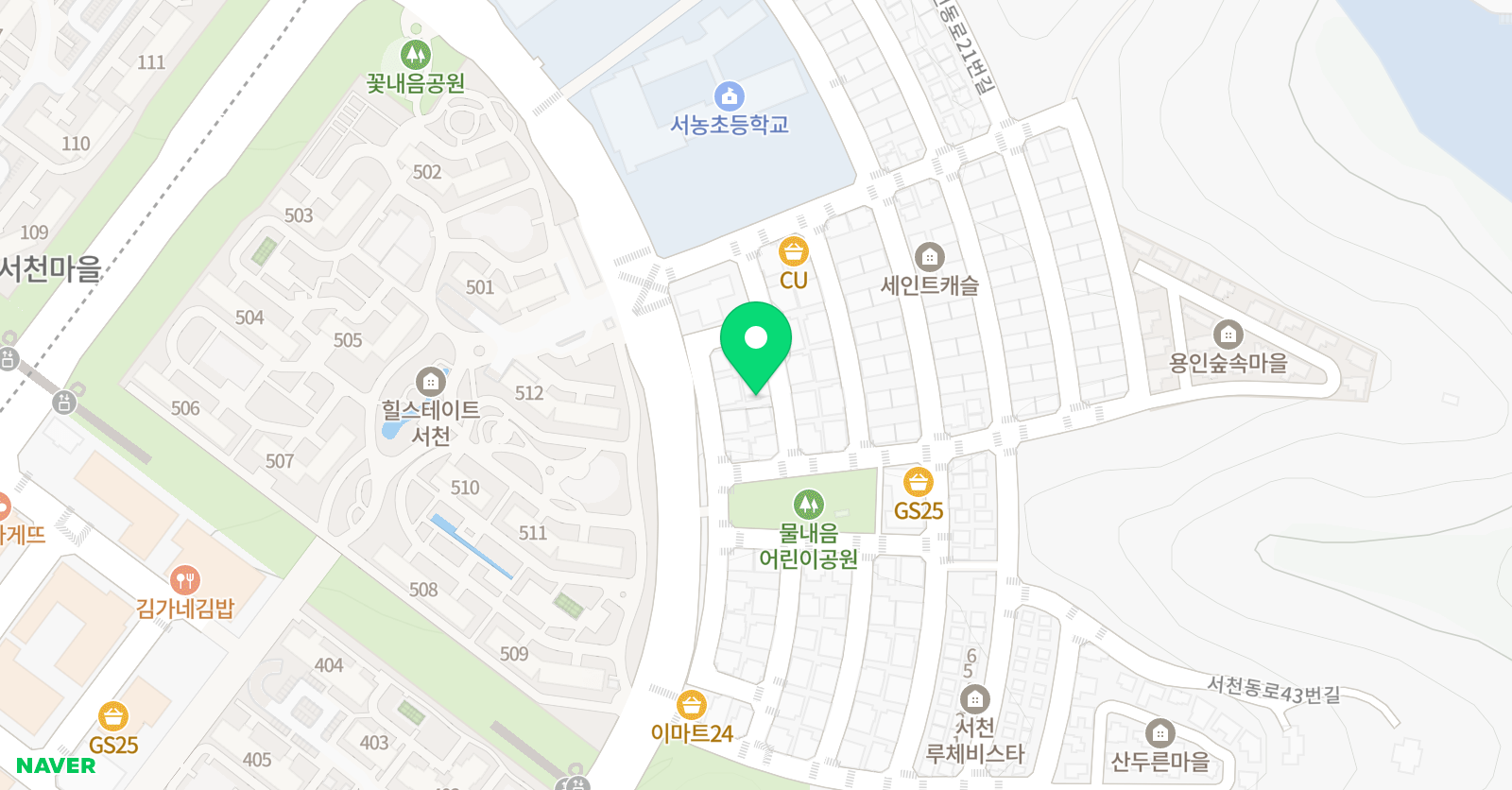 그림숲 미술교습소 위치
