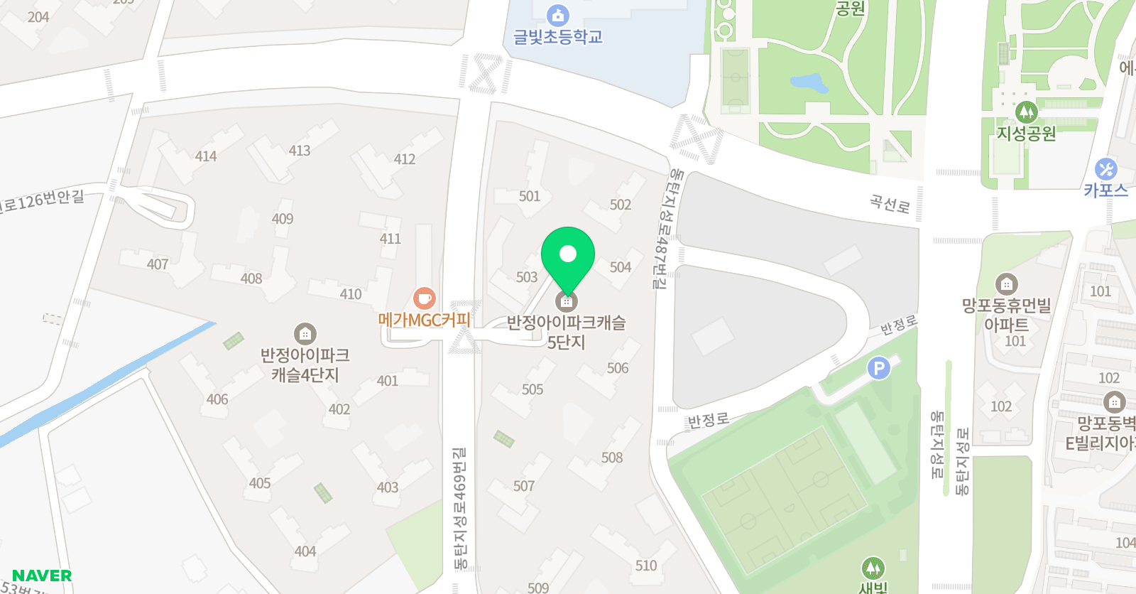 아이캐슬 피아노교습소 위치