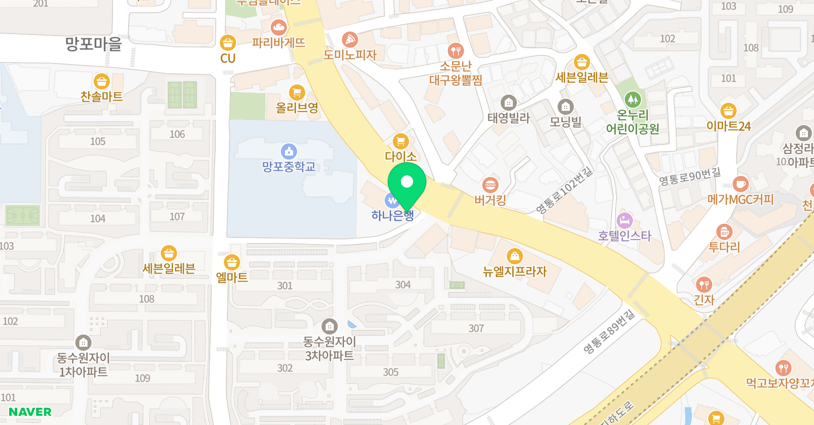 세종NY 발레학원 위치
