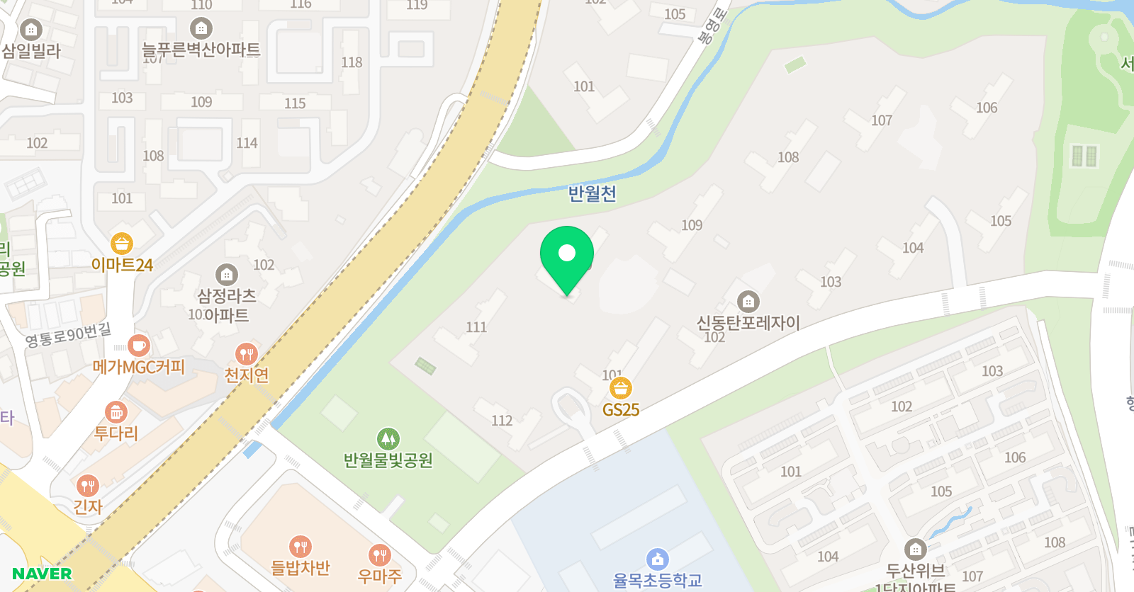 플레이팩토 수학교육원 신동탄 포레자이점 위치