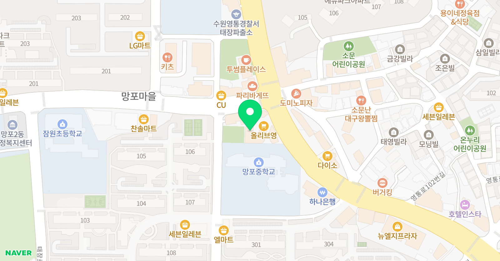 메이트 수학학원 위치