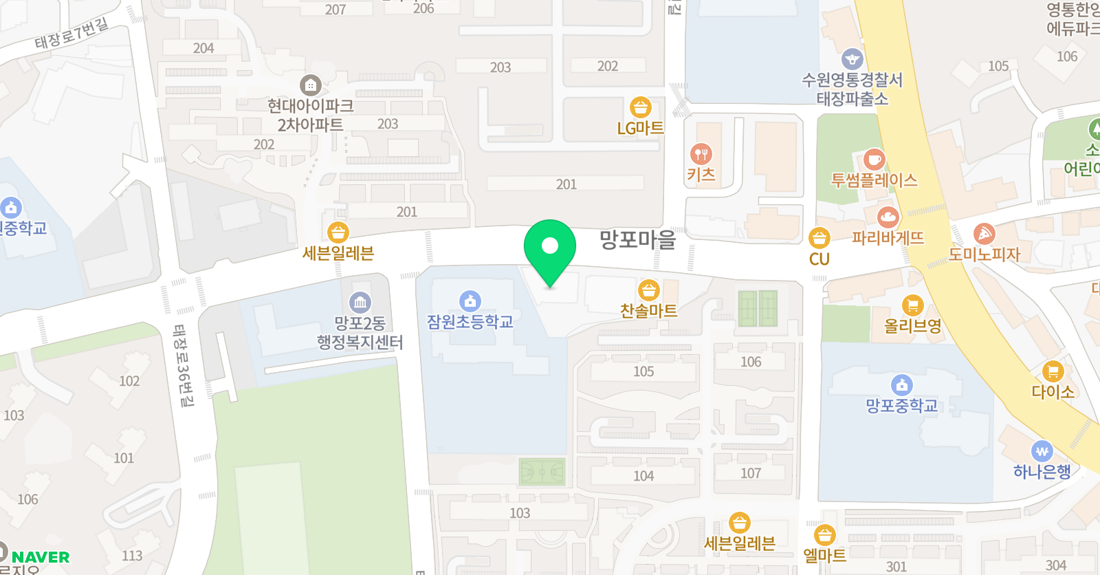 이앤아이 음악학원 위치