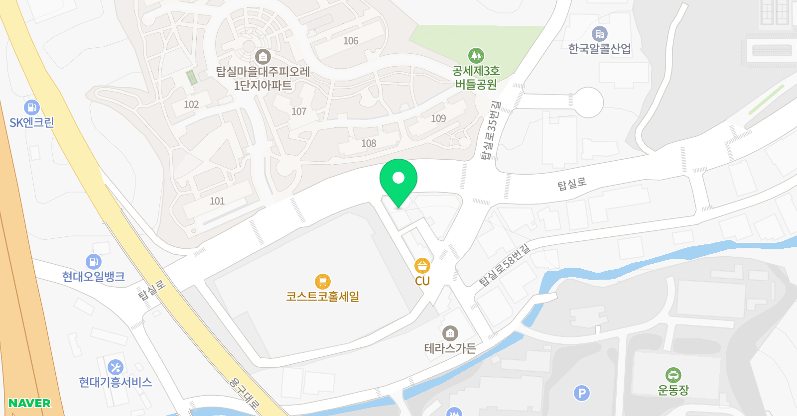 쁘띠예 종무용학원 위치