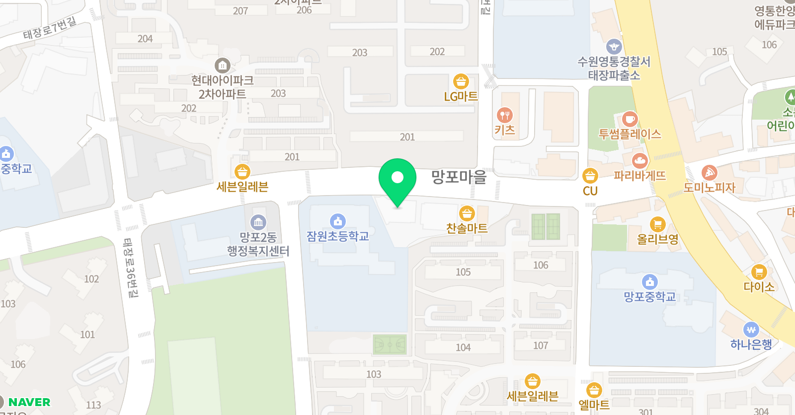 아트플로우스튜디오미술학원 위치